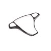 Carbon Fiber Style ABS Car Steering Wheel Decoration Frame Trim
