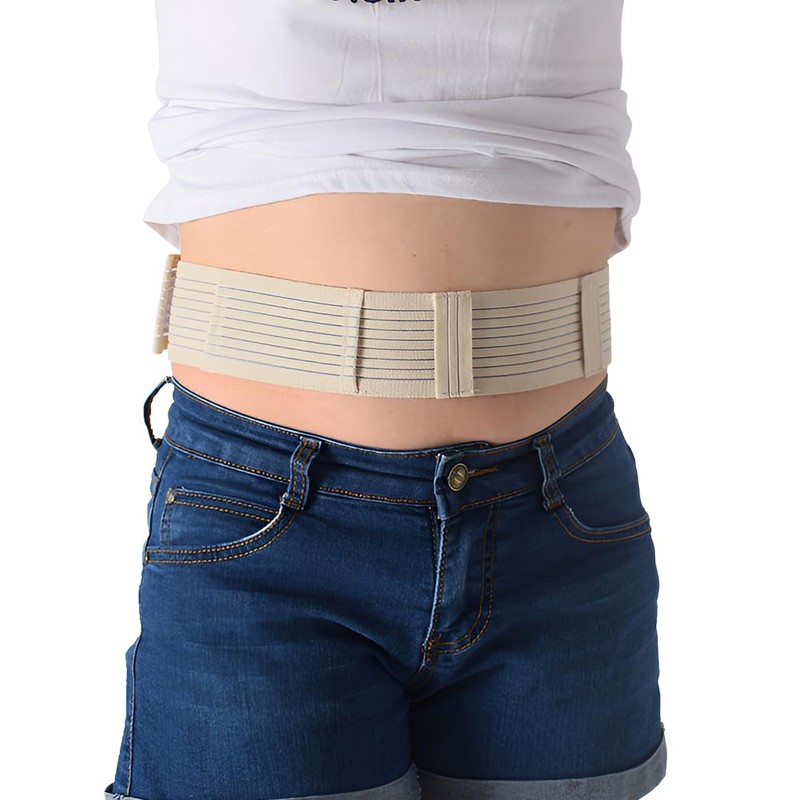 Elastic Peritoneal Dialysis Catheter Belt Adjustable Stretch Abdominal Dialysis Tube