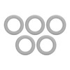 5pcs Baby Soft Silicone Teething Ring Toy Infant Safe Elastic