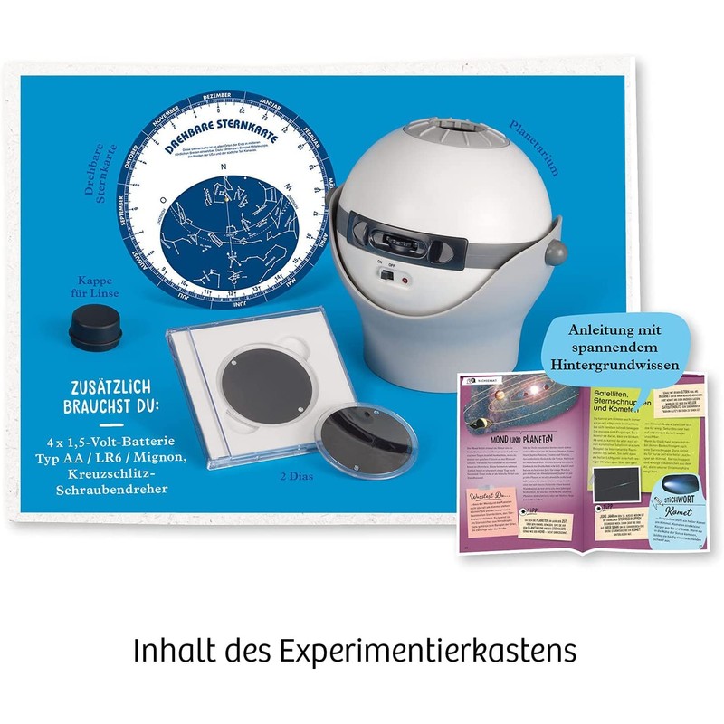 Kosmos 671549 Planetarium Projector with 2 Interchangeable Star Maps, Exciting