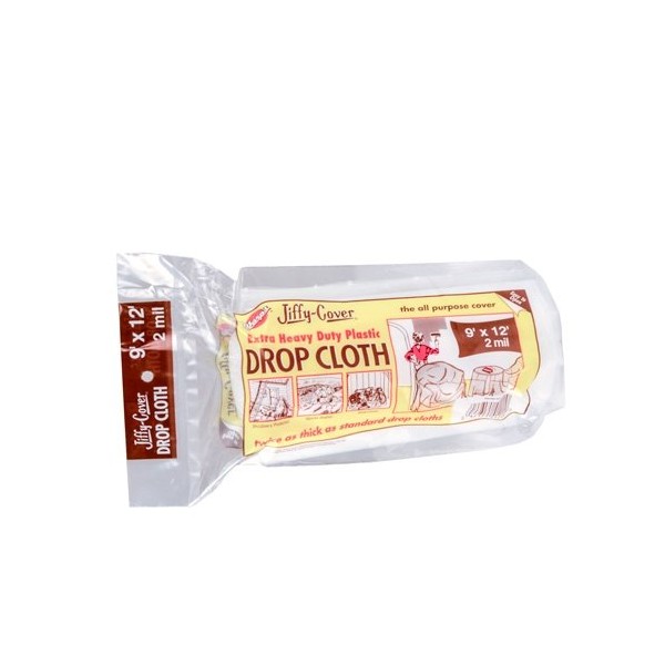 Cloth Drop Plastic 2mil 9x12ft