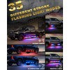 LUMENIX 70 Inch Emergency Running Board Rigid Strobe Lights Strip