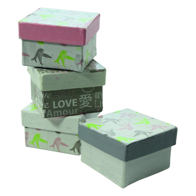 Décopatch - Ref EV010O - Small Square Boxes (Pack of
