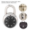 Rotary Digit Code Combination Padlock Round Security Lock for Door