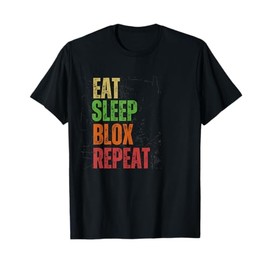 Blox Gaming Tee , Eat Sleep Blox Repeat , Robux , Kids T-Shirt