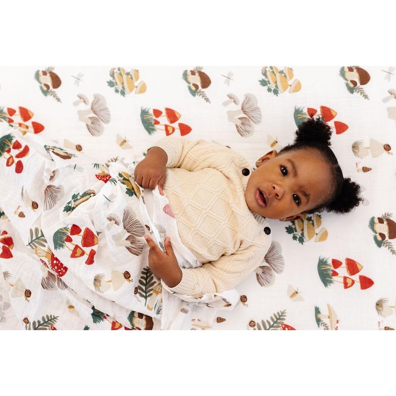 Clementine Kids Crib Sheets (Mushroom)