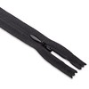 5 inch Invisible Zipper Black Non Separating Zipper Nylon Black