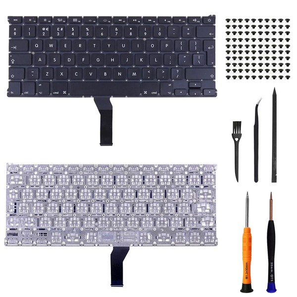 ZHUROUPU Replacement Keyboard UK layout for Macbook Air 13" A1369