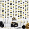 30th Birthday Banner,30 Number Black Gold Birthday Decoration,Bi-rthday Party Decorations,Happy