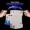 2P Type B Circuit Breaker 4000A Breaking Capacity Solar PV