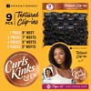 Sensationnel Curls kinksandco clip in - clique 9 piece pack