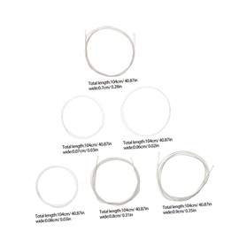 Mikinona 1 Set String Set Oud Accessories Oud Supply Durable Oud Parts Instrument Accessories Instrument Parts Oud Instruments Accessories Nylon Beige