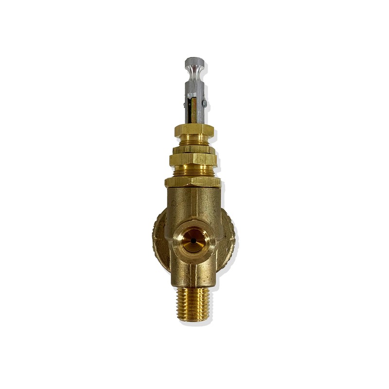 Conrader Piloted Unloader Valve for Gas Compressors with Manual Hand