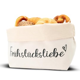 COZYINT Modern Fabric Bread Basket | Bread Bag | Bread Basket | Modern Bread Basket (Beige)