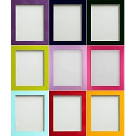 Frame Company Candy Range Peony Picture Photo Frame, 6x4 inch Fitted With High Clarity Perspex *Choice of 11 Colours*