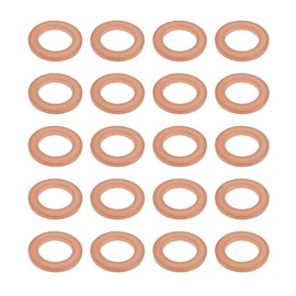 LT Easiyl Pack of 20 Copper Discs 15 x 10 x 1.5 mm for Brake Line Seal Compatible with Vauxhall 05 62 730 05 62 732