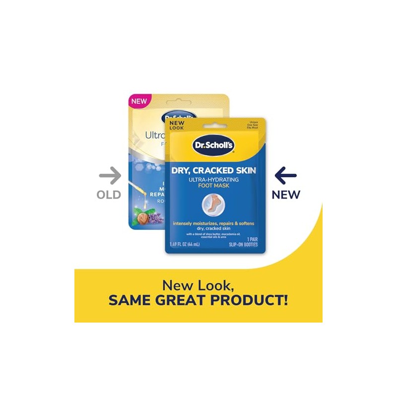Dr. Scholl's Mascarilla para pies ultra hidratante 44 ml