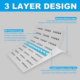 20pcs Tattoo Aftercare Bandage, 4 in x 6 in Tattoo Protection Film 0.02MM Matte Waterproof Bandage Second Skin Tape for Healing Tattoo Film Tattoo Supplies (4 in x 6 in (20pcs))