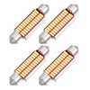 X AUTOHAUX LED Festoon Light White 41mm 211 212 24SMD
