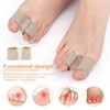 HSUYUN 6 Stück Zehenkorrektor, Zehenspreizer Hallux Valgus mit Doppelloch, Atmungsaktiver
