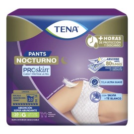 Tena Pants Nocturno G 10 Pzs Grande