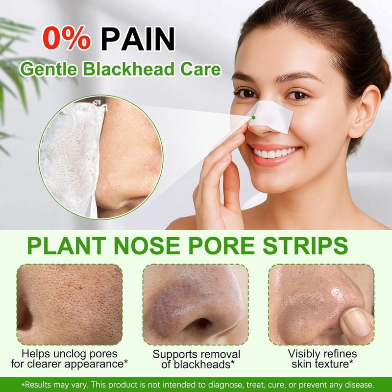 Blackhead Remover Mask 2% BHA Peel Off Kit for Nose