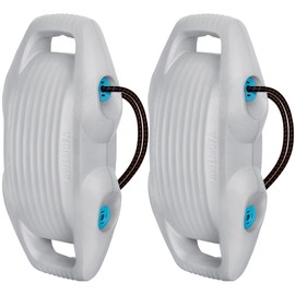 AWEMUFA 2 Pack Boat Fenders Easy to Install Bumper for Docking Ideal Fender for Pontoon, Bass, Flat and Fishing Boats