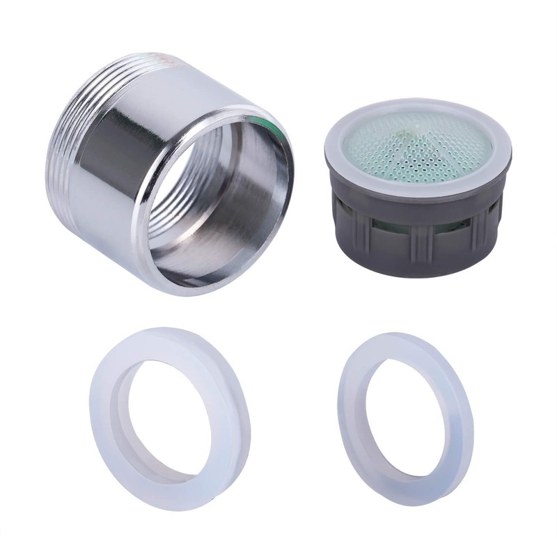 2 Pack 2.2 GPM Sink Faucet Aerator, Male and Female