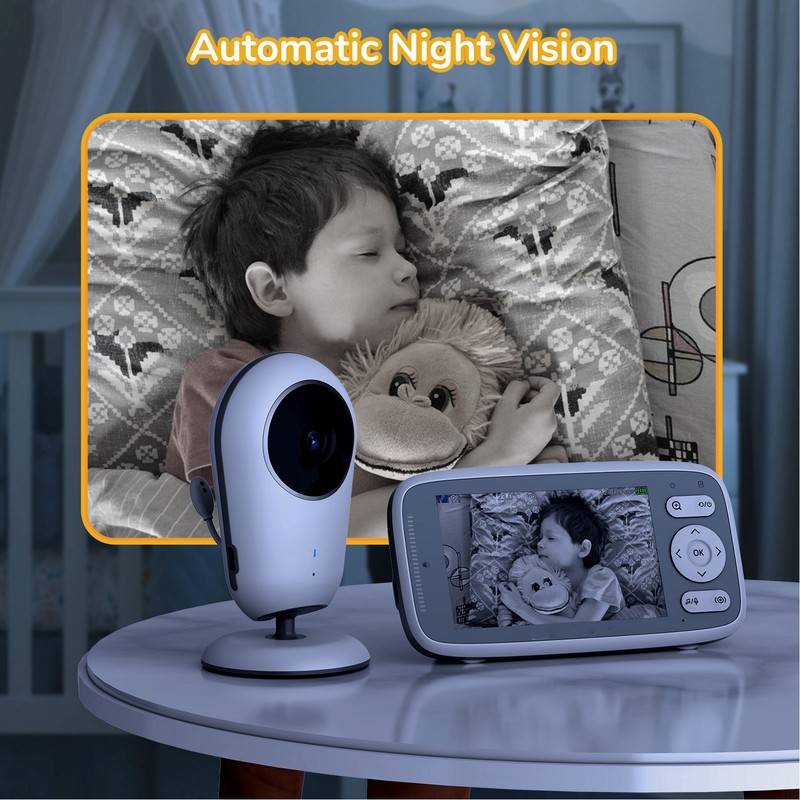 4 Inch Baby Monitoring Camera Wireless 2.4G 2 Way Talk