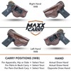 Maxx Carry Inside The Waistband Leather Holster for para PDA,