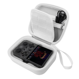 BliFulde Carrying Case for RG353V/ RG353VS Handheld Game Console, Custom-Insert Handheld Emulator Retro Game Holder Organizer, Portable Game Player Storage Bag (Case Only)