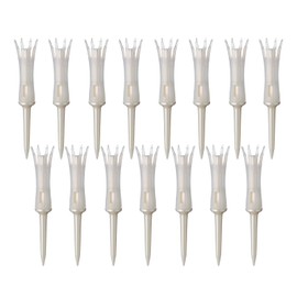 Tabata GV8038 Lift Tea Soft, Extra Long, 15 Pieces, Easy to Find Pearl White Golf Tee, Tiered Plastic Tee, 1.8 inches (46 mm), Lift Tees