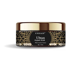Unisaif Ubtan Organic Face Scrub - Exfoliating Body Scrub with Licorice Extract | Facial Scrub | Turmeric Scrub Promotes Vibrant Glow Exfoliate for Face | Flawless Skin | Smoothening (50g)