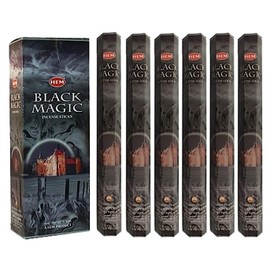 HEM Black Magic 100 Incense Sticks (5 x 20 stick packs)