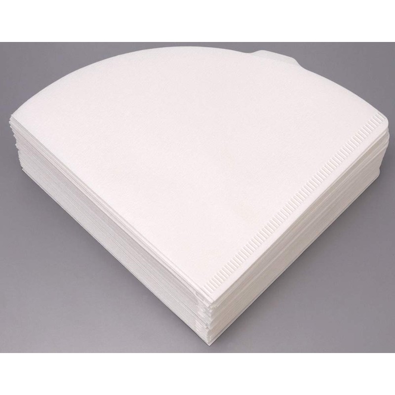 HARIO VCF-02-100W V60 Paper Filter, 1-4 Cups, 500 Pieces, White,