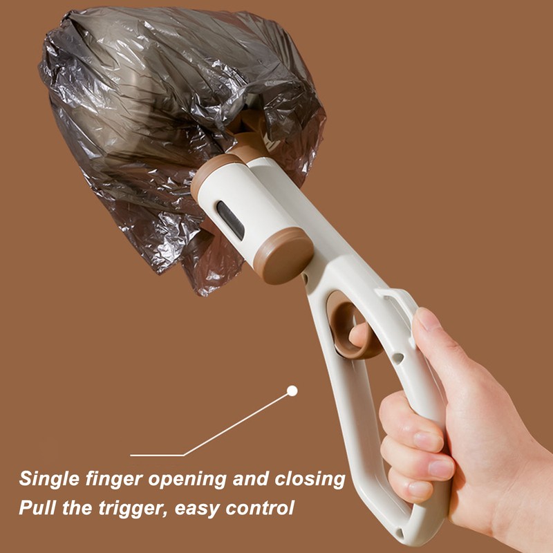 Pet Pooper Scooper Multipurpose Lightweight Portable Long Handle Dog Pooper