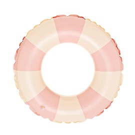 Aitsite Stripe Inflatable Swimming Rings for Adults, Floating Swimming Ring, Transparent Pool Floats with Sequin, Rubber Ring for Adults 100Cm, For Summer Pool Party And Water Sports