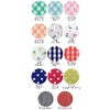 Blue Waterproof Meal Apron Long Size Gingham Red