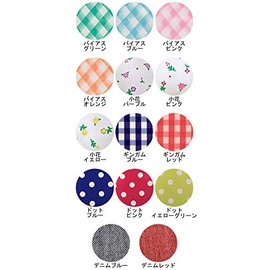 Blue Waterproof Meal Apron Long Size Gingham Red