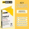 JIMBROOK Pimple Patches For Face (72 Patches) Hydrocolloid Pimple Patches
