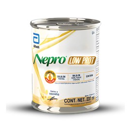 Nepro LP Abbott | Fórmula Nutricional Hipercalórica Baja en Proteína y Reducida en Fósforo, Potasio y Sodio | 237 ml Sabor Vainilla | Caja con 24 Piez