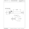 Westbrass D1112-62 Round Handle Angle Stop Shut Off Valve, 1/2"