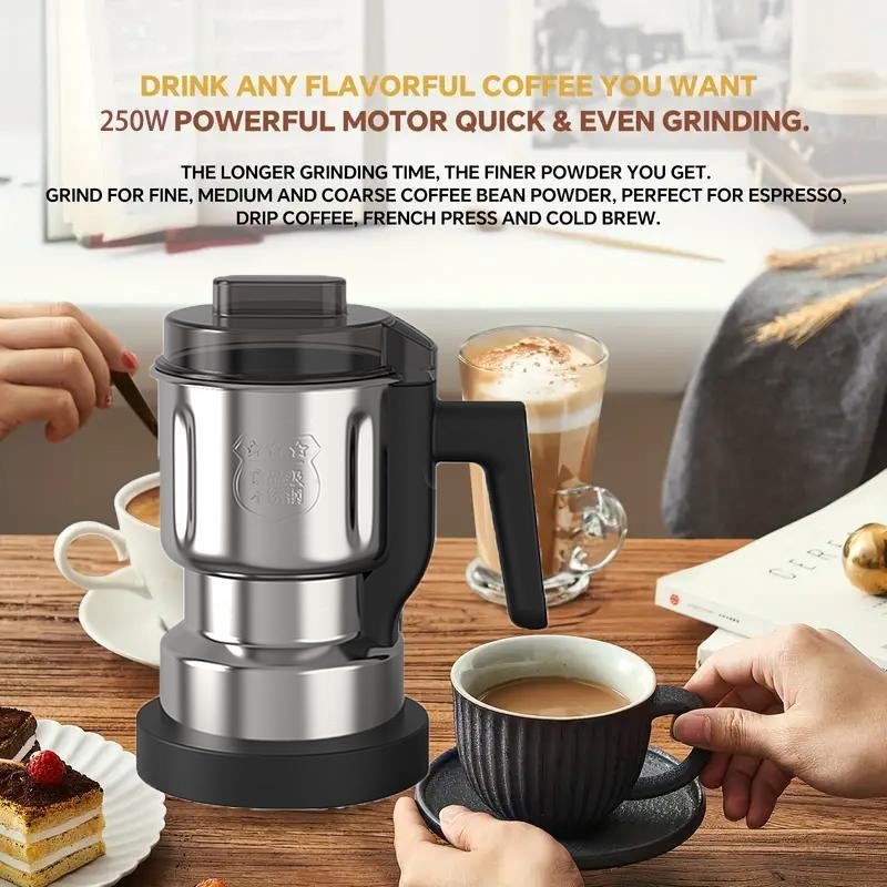 500ml Coffee Grinding Machine, Multi-functional Household Coffee Herbal Cereals Grinding