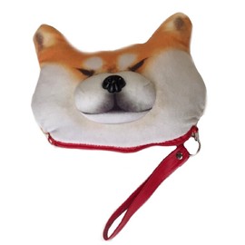 Mon Shiba Inu munyumunyu Tufted Shiva Dog Pouch "Gold Ms. thick Vet, but don't want to go You Know – " Card with Case