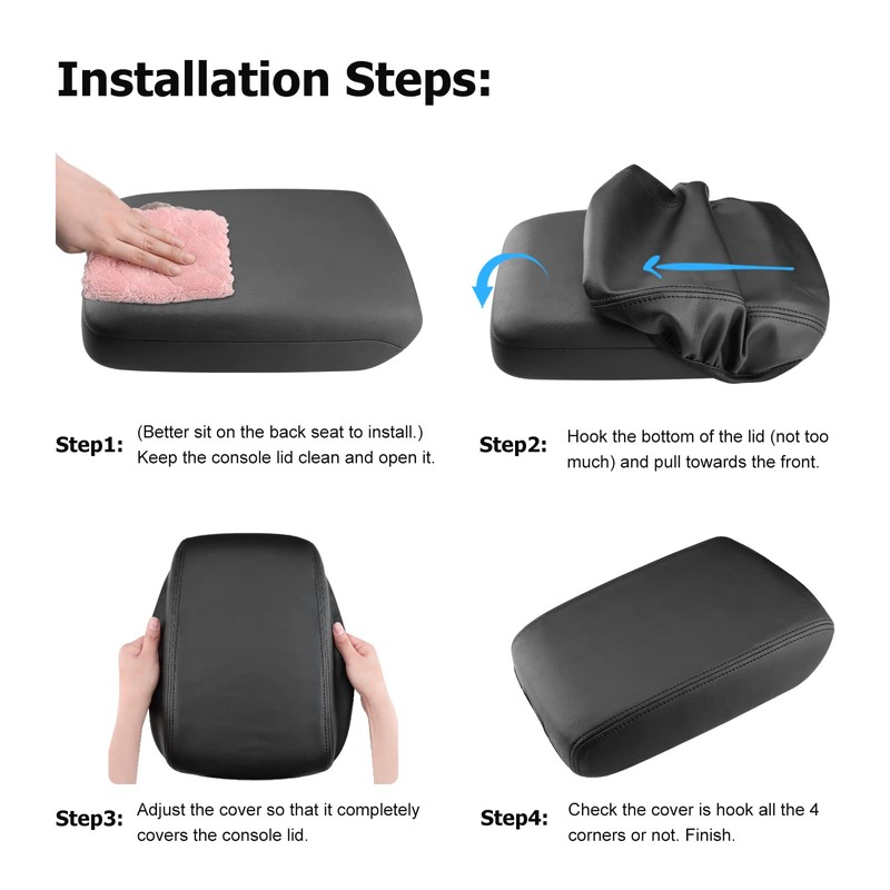 INTGET Center Console Cover for 2022-2025 2026 Nissan Frontier Accessories