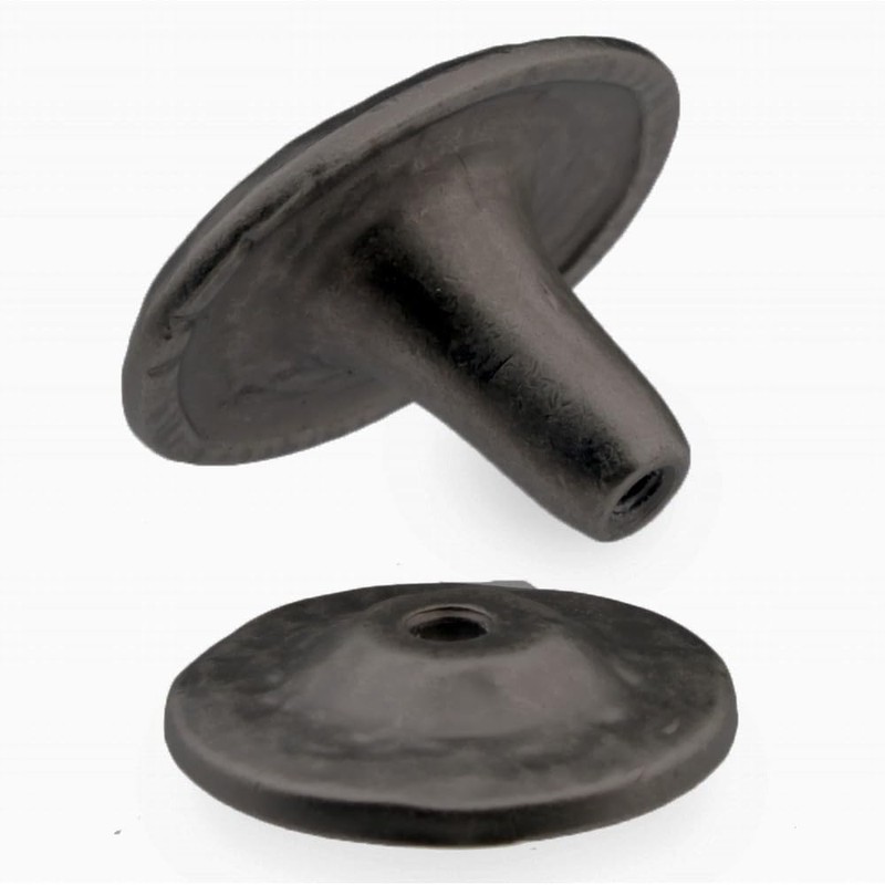 khtumeware 10 Pack Rustic Black Iron Cabinet Knobs 1-3/4 inch