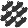 Caltric Front And Rear Brake Pads for Hyonsung GT250Ir GT250P
