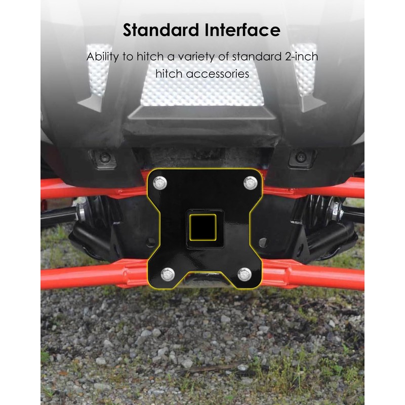 2" UTV Receiver Hitch Fits for Polaris RZR XP/XP 4