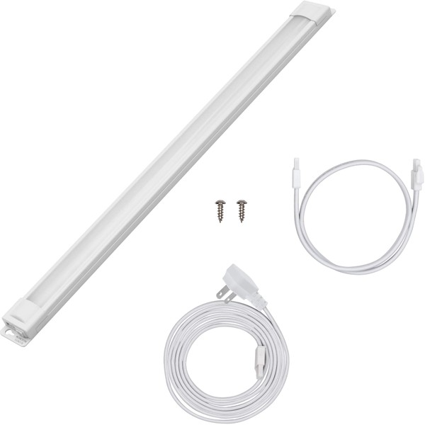 UltraPro 36 inch Plug-in Linkable Under Cabinet Lights, High/Low/Off, Warm White Light (2700K), LED Under Cabinet Lighting, Under Counter Lights for Kitchen, 44108