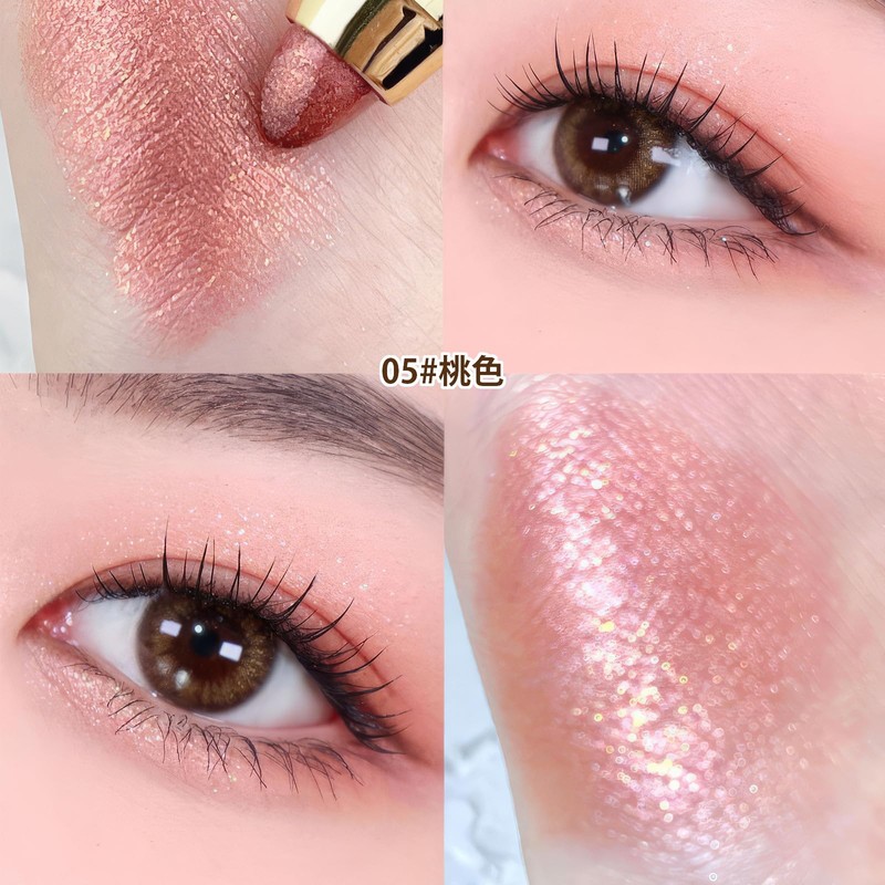 Gevlonecirly Eyeshadow Pencil Glitter Eyeshadow Stick Crayon Shading Light Eyeshadow